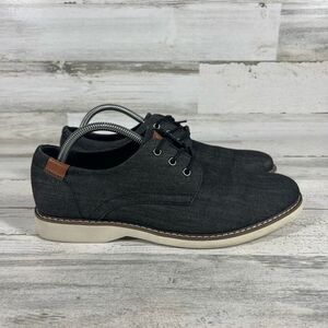 Sonoma Kohl's Mens Lace-up Black Oxford Style Sneakers Size 9
